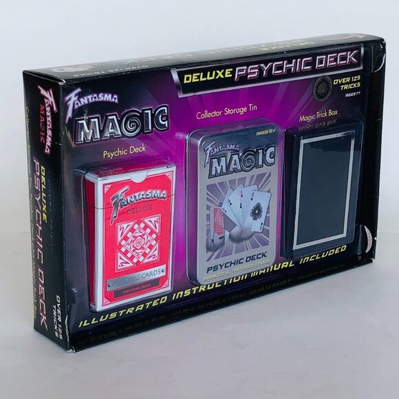 New in Box Fantasma Magic Deluxe Psychic Deck Set For Age 7+ - Picture 12 of 14